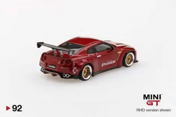 MINI GT 1/64 No.92 Pandem Nissan GT-R (R35) Lava Red RHD MGT00092-R