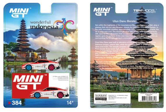 MINI GT 1/64 No.384 LB-Silhouette WORKS GT NISSAN 35GT-RR Ver.1 Wonderful Indonesia RHD MGT00384-R (แพ็คแขวน)