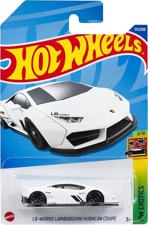 Hot Wheels Basic Car HW Exotics No.172 LB-Works Lamborghini Huracan Coupe HHF36