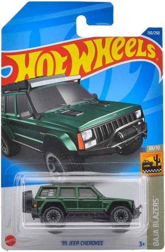 Hot Wheels Basic Car Baja Blazers No.150 '95 Jeep Cherokee HHF32