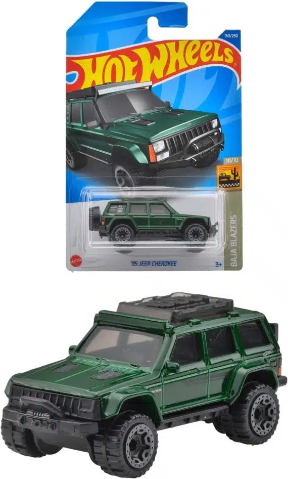 Hot Wheels Basic Car Baja Blazers No.150 '95 Jeep Cherokee HHF32