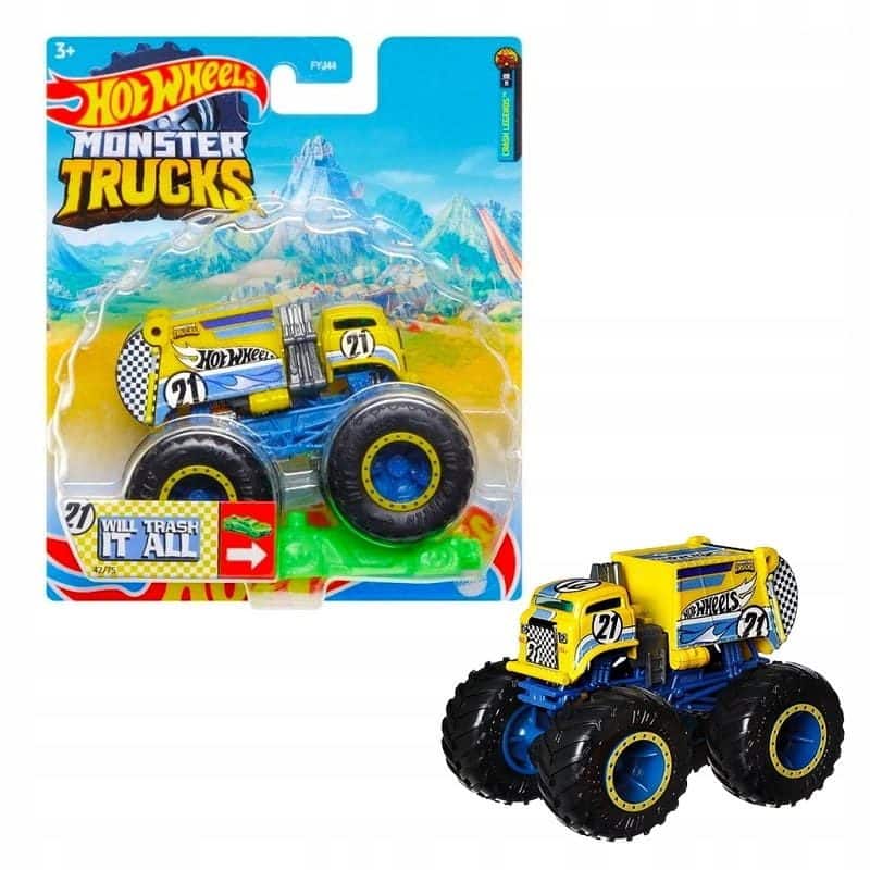 Hot Wheels Monster Trucks Will Trash It All HHG67