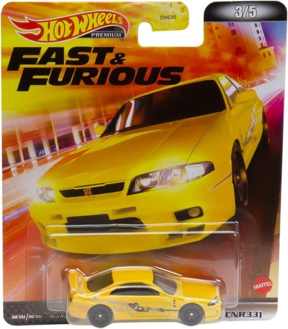 Hot Wheels Premium Fast & Furious Nissan Skyline GT-R (BCNR33) HCP26