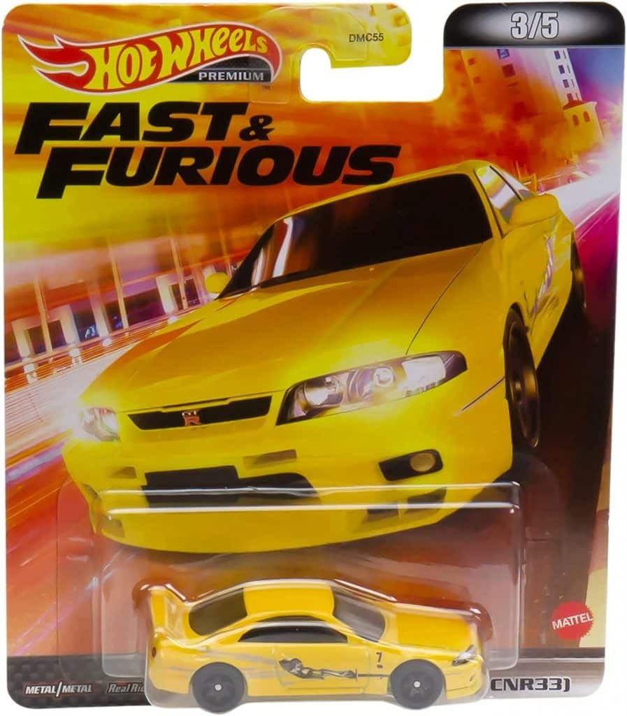 Hot Wheels Premium Fast & Furious Nissan Skyline GT-R (BCNR33) HCP26