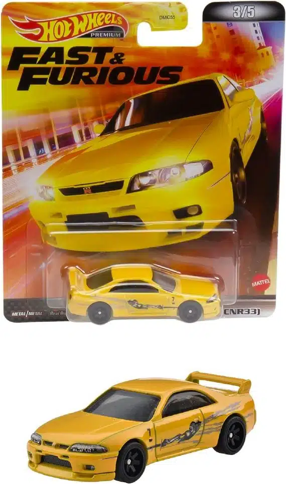 Hot Wheels Premium Fast & Furious Nissan Skyline GT-R (BCNR33) HCP26