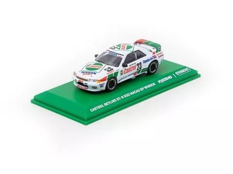Tarmac Works 1/64 COLLAB64 Castrol Skyline GT-R R32 Macau Grand Prix Winner