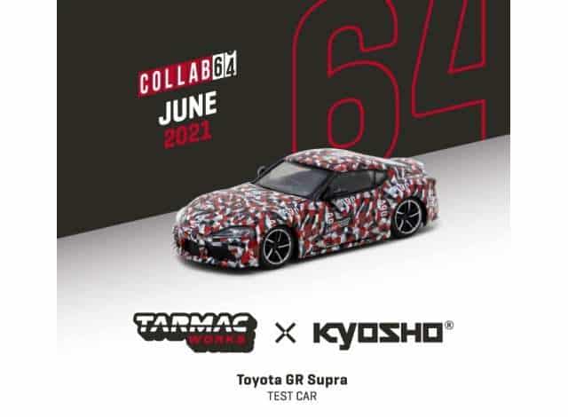 Tarmac Works 1:64 COLLAB64 Kyosho x Tarmac Works Toyota GR Supra Test Car