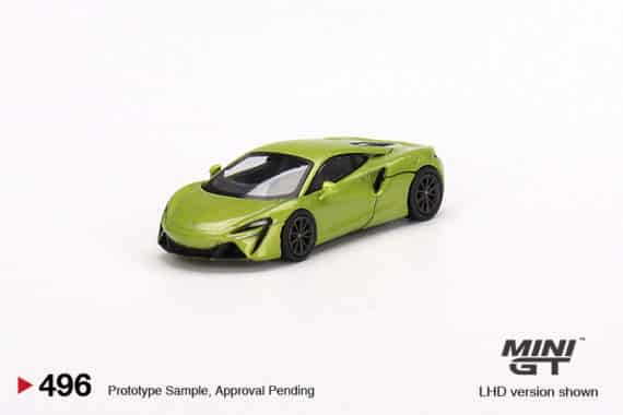 MINI GT 1/64 No.496 McLaren Artura Flux Green MGT00496-R