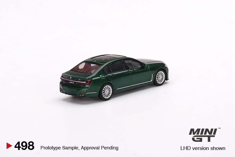 MINI GT 1/64 No.498 BMW Alpina B7 xDrive Alpina Green Metallic MGT00498