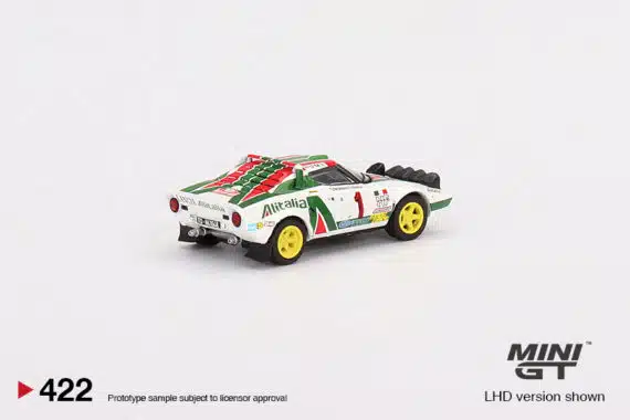 MINI GT 1/64 No.422 Lancia Stratos HF 1977 Rally MonteCarlo Winner #1 MGT00422-L