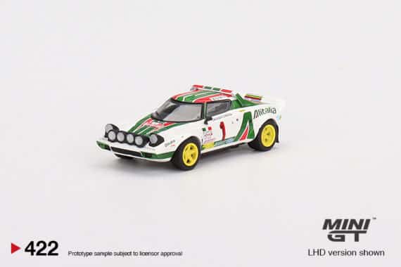 MINI GT 1/64 No.422 Lancia Stratos HF 1977 Rally MonteCarlo Winner #1 MGT00422-L