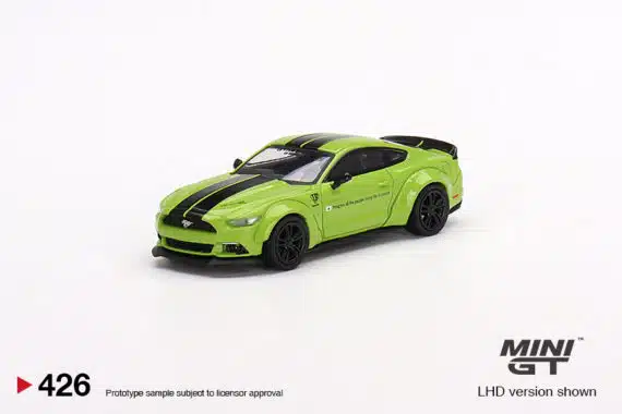 MINI GT 1/64 No.426 LB-WORKS Ford Mustang Grabber Lime LHD MGT00426-L