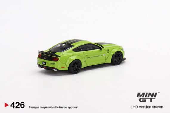 MINI GT 1/64 No.426 LB-WORKS Ford Mustang Grabber Lime LHD MGT00426-L