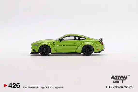 MINI GT 1/64 No.426 LB-WORKS Ford Mustang Grabber Lime LHD MGT00426-L