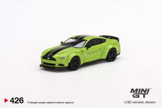 MINI GT 1/64 No.426 LB-WORKS Ford Mustang Grabber Lime LHD MGT00426-R