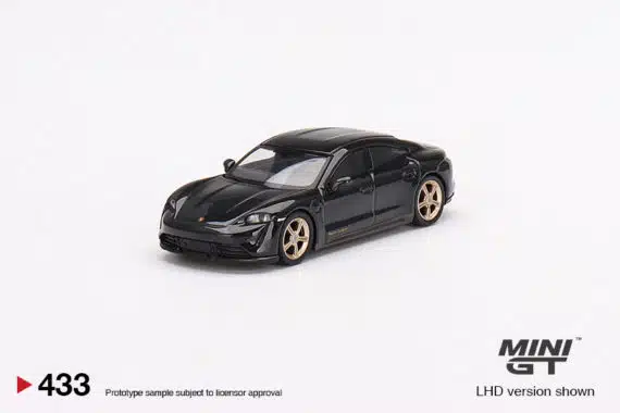 MINI GT 1/64 No.433 Porsche Taycan Turbo S Volcano Grey Metallic RHD MGT00433-R