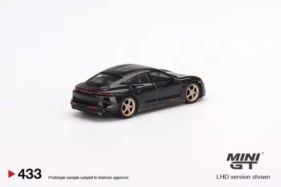 MINI GT 1/64 No.433 Porsche Taycan Turbo S Volcano Grey Metallic RHD MGT00433-R