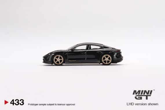 MINI GT 1/64 No.433 Porsche Taycan Turbo S Volcano Grey Metallic RHD MGT00433-R