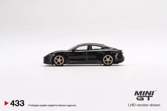 MINI GT 1/64 No.433 Porsche Taycan Turbo S Volcano Grey Metallic RHD MGT00433-R