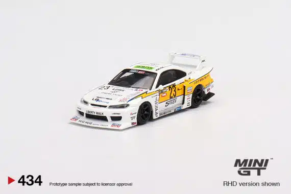 MINI GT 1/64 No.434 LB-Super Silhouette Nissan S15 SILVIA #23 2021 Formula Drift Japan RHD MGT00434-R