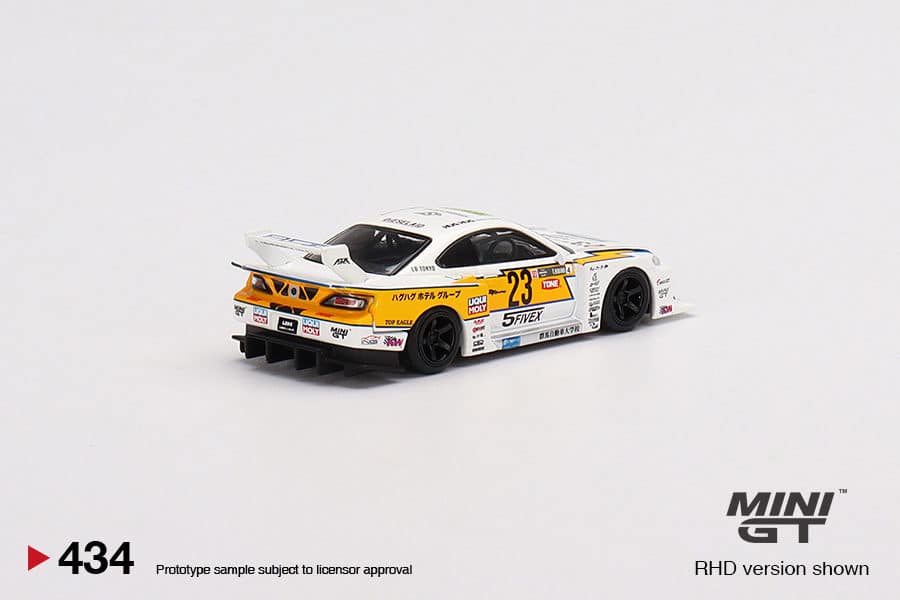 MINI GT 1/64 No.434 LB-Super Silhouette Nissan S15 SILVIA #23 2021 Formula Drift Japan RHD MGT00434-R