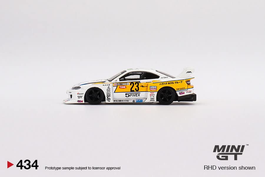 MINI GT 1/64 No.434 LB-Super Silhouette Nissan S15 SILVIA #23 2021 Formula Drift Japan RHD MGT00434-R