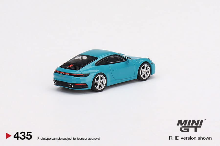 MINI GT 1/64 No.435 Porsche 911 (992) Carrera S Miami Blue MGT00435-R