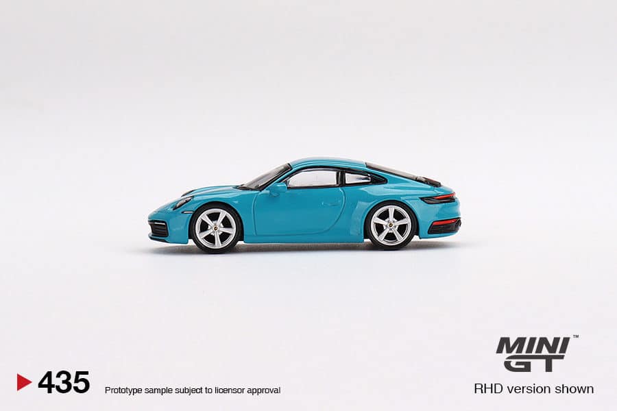 MINI GT 1/64 No.435 Porsche 911 (992) Carrera S Miami Blue MGT00435-R