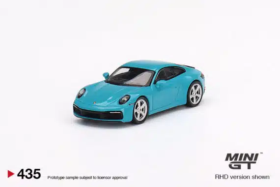 MINI GT 1/64 No.435 Porsche 911 (992) Carrera S Miami Blue MGT00435-R