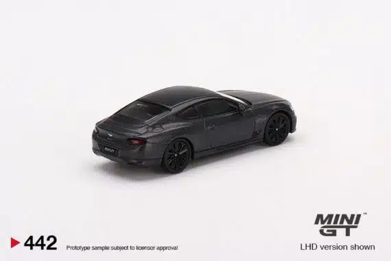 MINI GT 1/64 No.442 Bentley Continental GT Speed 2022 Anthracite Satin LHD MGT00442-L