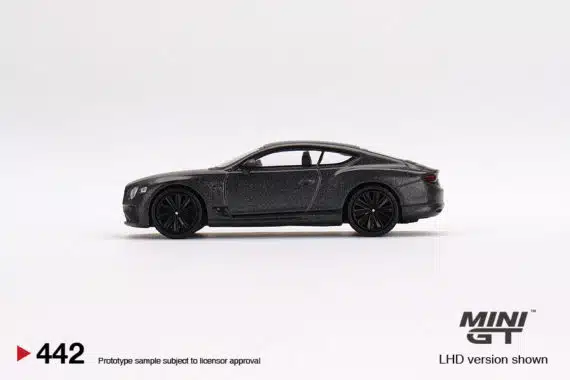 MINI GT 1/64 No.442 Bentley Continental GT Speed 2022 Anthracite Satin LHD MGT00442-L