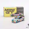 MINI GT 1/64 No.447 Nissan Skyline GT-R (R34) V-Spec II MINI GT Digital Camouflage Yellow 2022 Malaysia Diecast Expo Limited Edition MGT00447-R