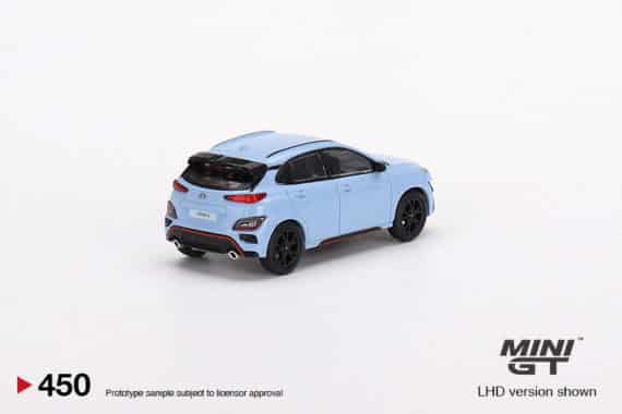 MINI GT 1/64 No.450 Hyundai KONA N Performance Blue LHD MGT00450-L
