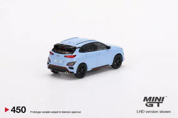 MINI GT 1/64 No.450 Hyundai KONA N Performance Blue LHD MGT00450-L