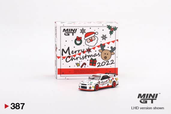 MINI GT 1/64 No.387 Nissan Skyline GT-R (R34) Top Secret 2022 Christmas Limited Edition 9999 pcs MGT00387-R
