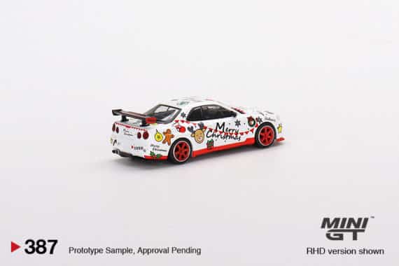 MINI GT 1/64 No.387 Nissan Skyline GT-R (R34) Top Secret 2022 Christmas Limited Edition 9999 pcs MGT00387-R