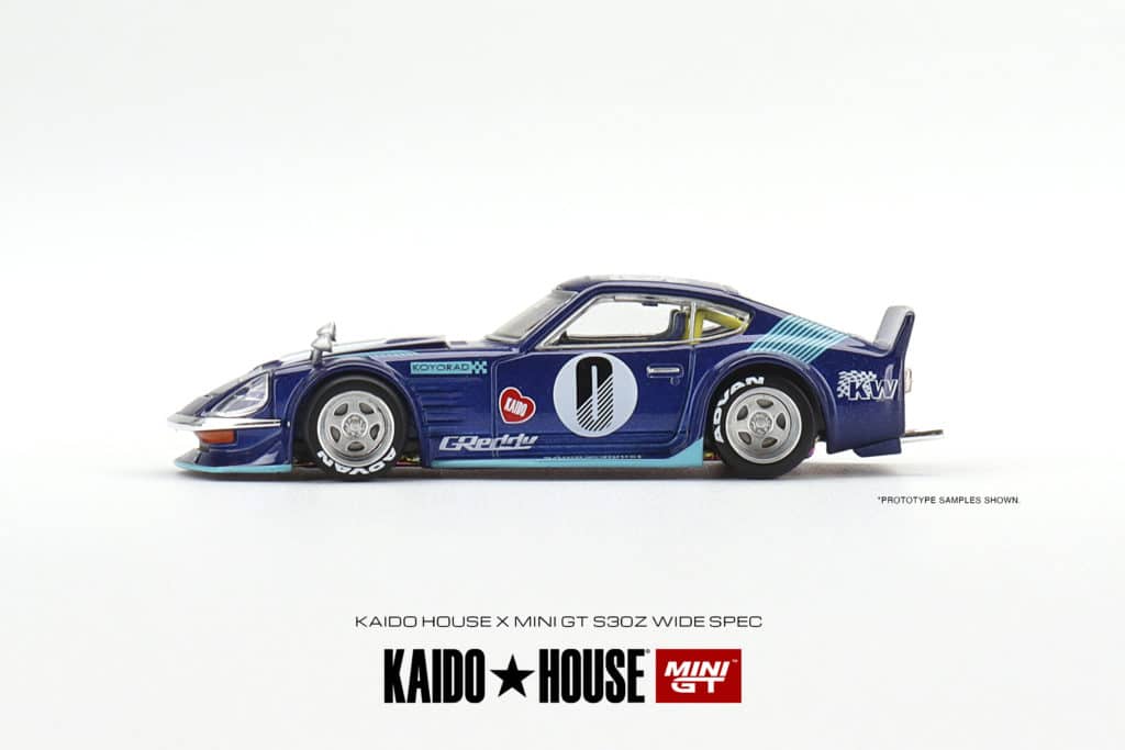 MINI GT 1/64 No.023 Kaido★House x MINI GT Datsun KAIDO Fairlady Z Blue KHMG024