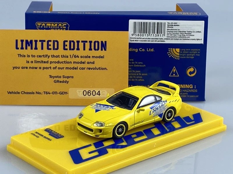 Tarmac Works 1/64 HOBBY64 Toyota Supra | GReddy
