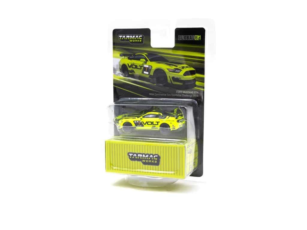Tarmac Works 1/64 GLOBAL64 Ford Mustang GT4 IMSA Continental Tire SportsCar Challenge 2018 (แพ็คแขวน)
