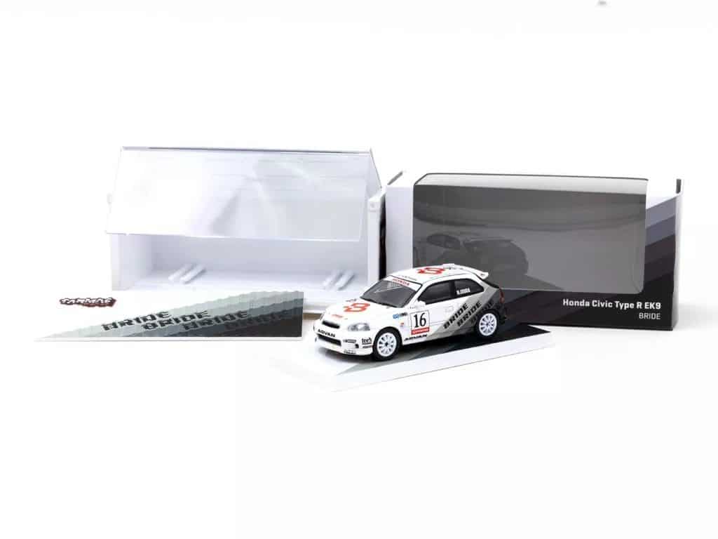 Tarmac Works 1/64 HOBBY64 Honda Civic Type R EK9 BRIDE