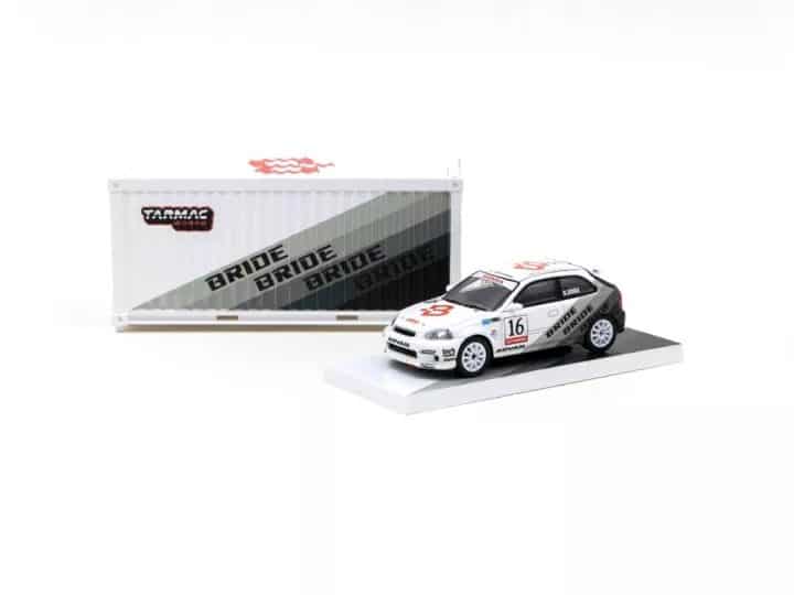 Tarmac Works 1/64 HOBBY64 Honda Civic Type R EK9 BRIDE