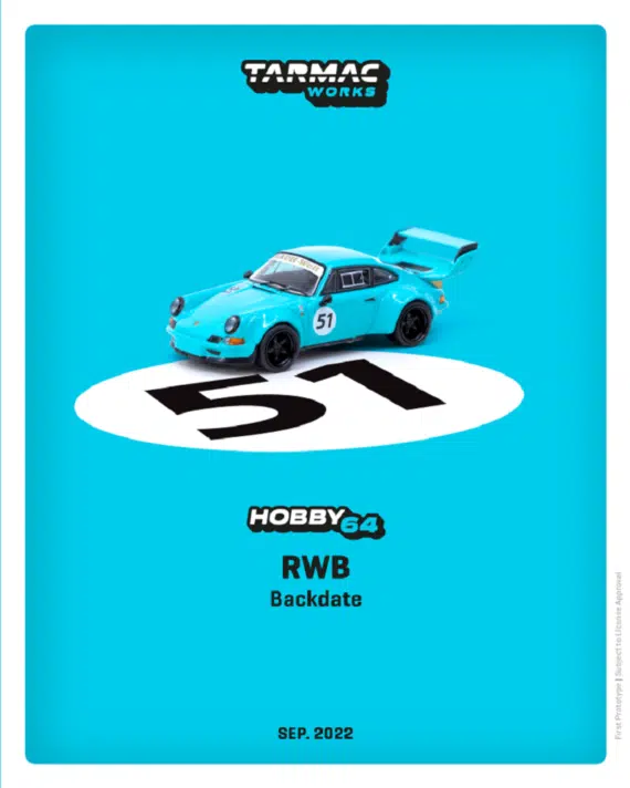Tarmac Works 1/64 HOBBBY64 RWB 993 Rauh Passion