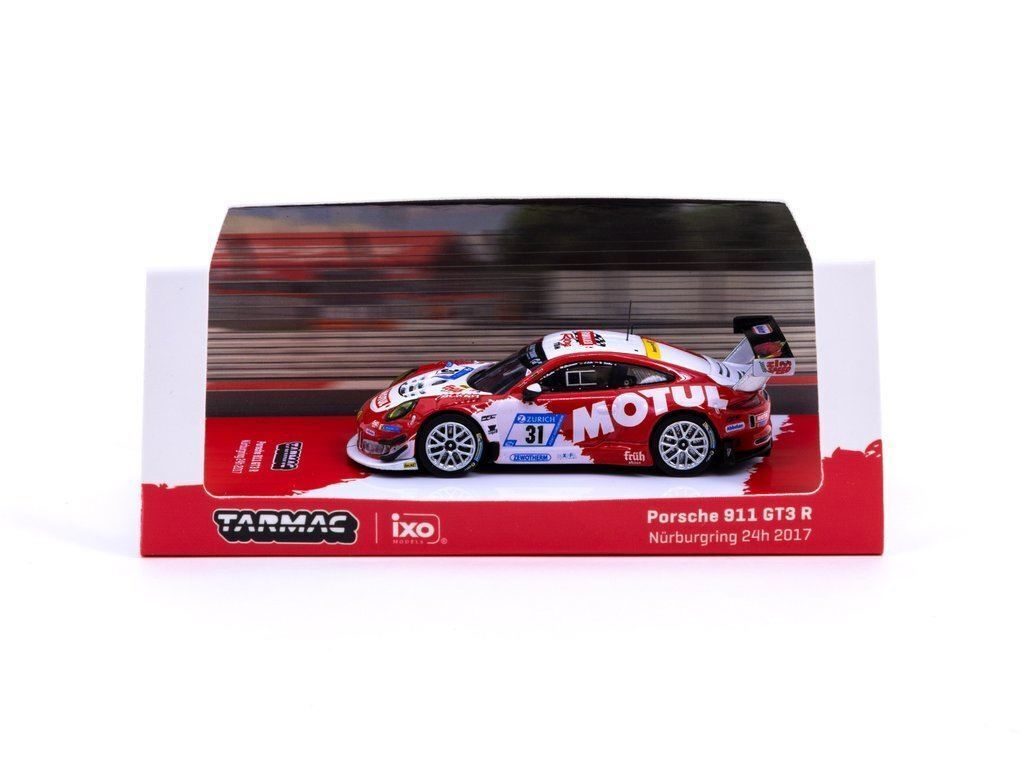 Tarmac Works 1/64 HOBBBY64 Tarmac Works x IXO Porsche 911 GT3 R Nürburgring 24h 2017