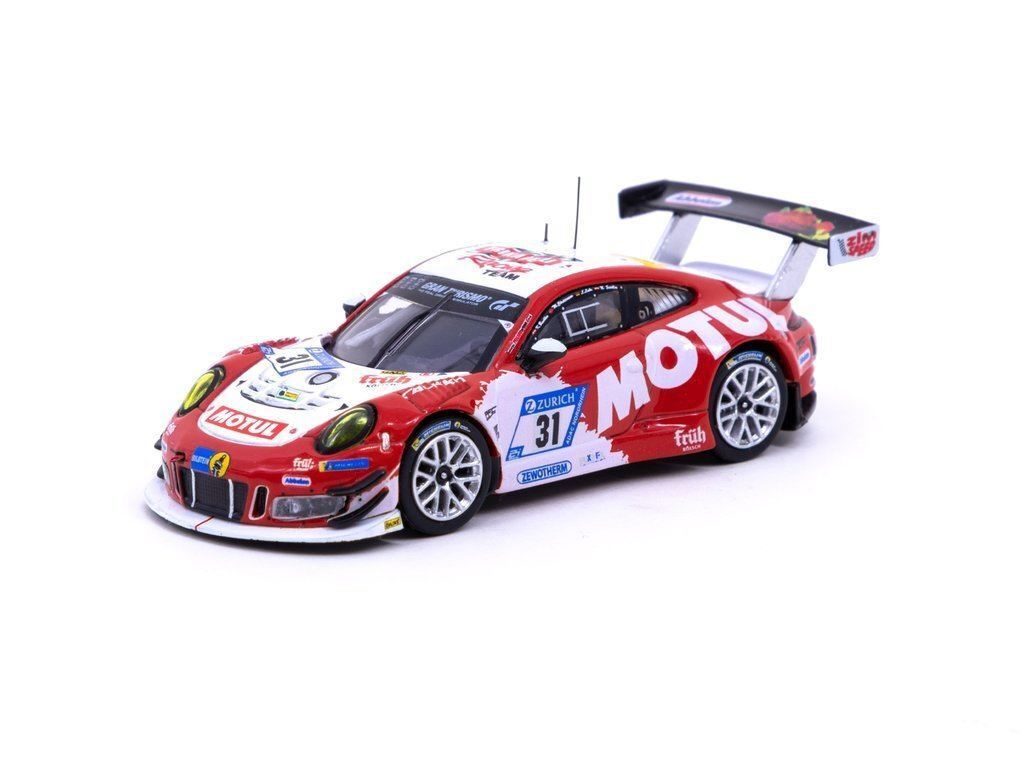 Tarmac Works 1/64 HOBBBY64 Tarmac Works x IXO Porsche 911 GT3 R Nürburgring 24h 2017