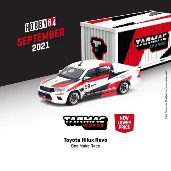 Tarmac Works 1/64 HOBBY64 Toyota Hilux One Make Race