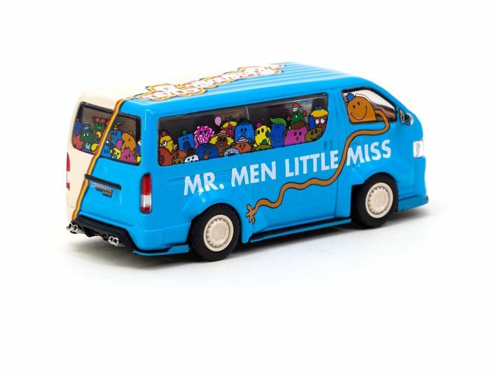 Tarmac Works 1/64 COLLAB64 Toyota Hiace Widebody Discover You Mr.Men Little Miss 50th Anniversary