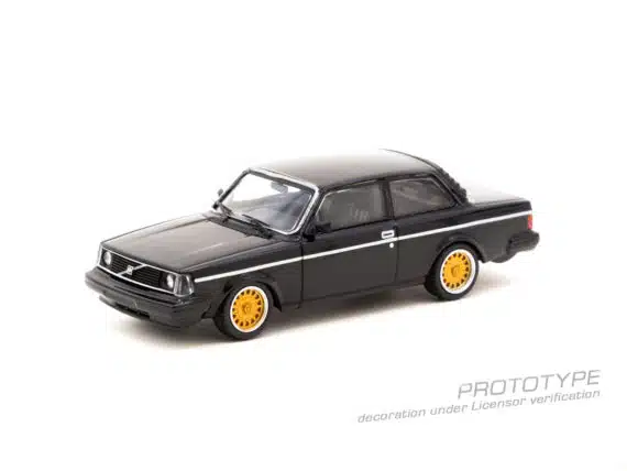 Tarmac Works 1/64 ROAD64 Volvo 242 Custom Black