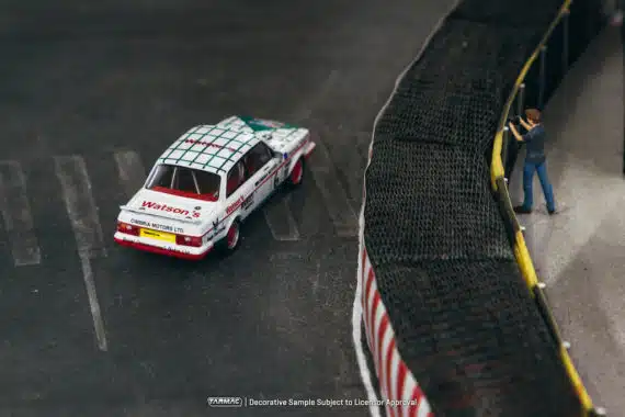 Tarmac Works 1/64 HOBBY64 Volvo 240 Turbo Macau Guia Race 1985 Winner Gianfranco Brancatelli