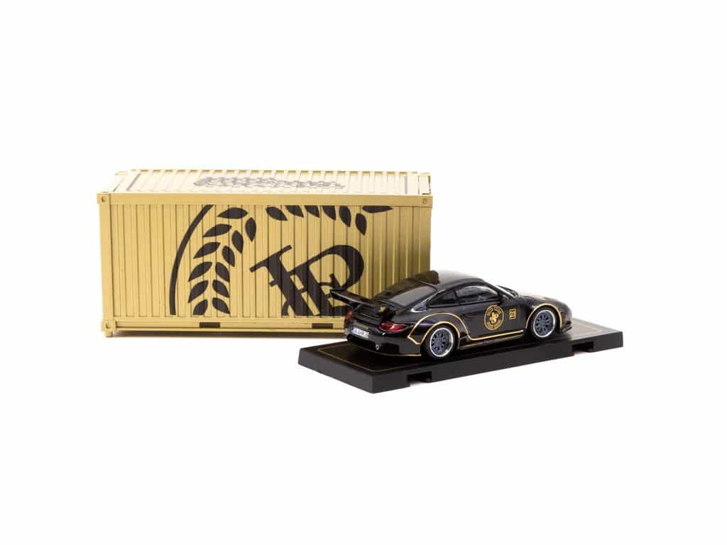 Tarmac Works 1/64 HOBBBY64 Old & New 997 JPS with Container