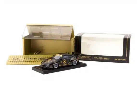 Tarmac Works 1/64 HOBBBY64 Old & New 997 JPS with Container